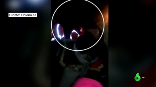 Vídeo de migrantes intentando llegar a Grecia Vídeo de migrantes intentando llegar a Grecia