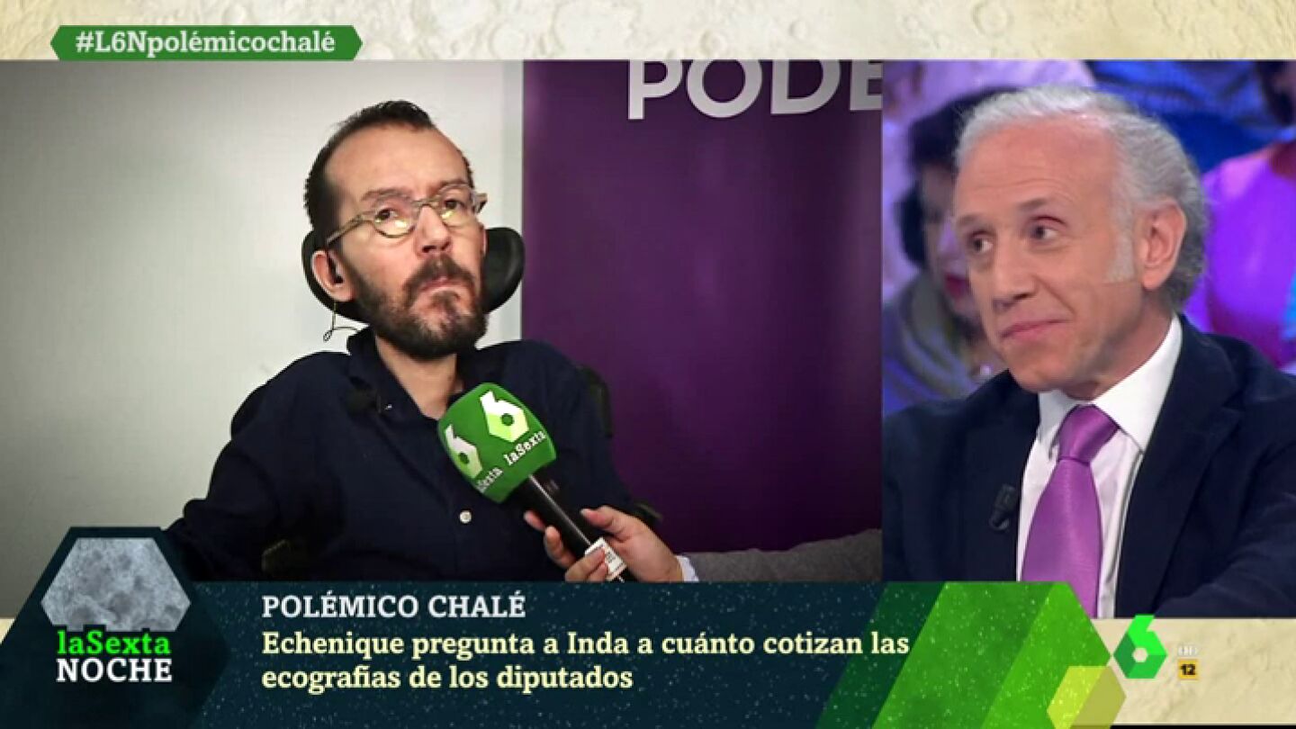 Pablo Echenique y Eduardo Inda