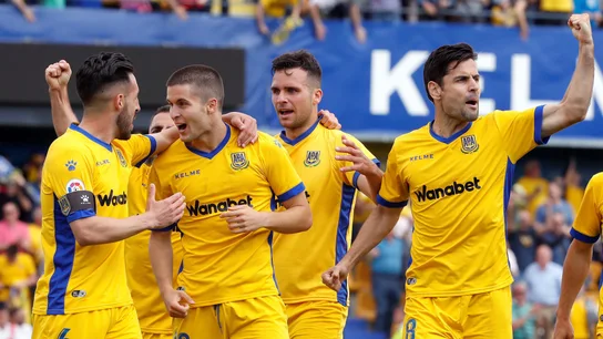 El Alcorcón celebrando un gol El Alcorcón celebrando un gol
