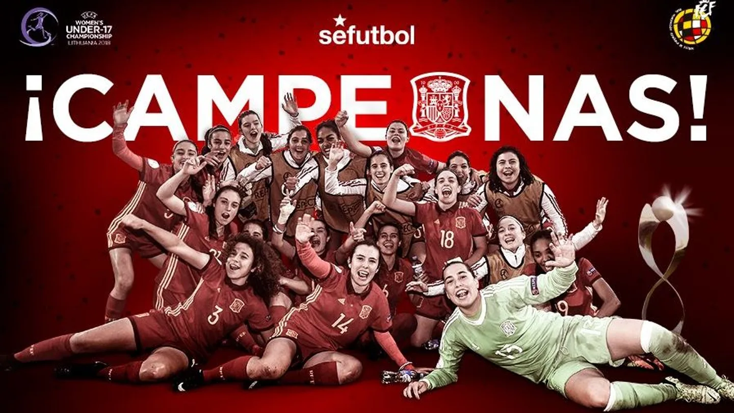 La selección española femenina sub-17 se proclama campeona de Europa La selección española femenina sub-17 se proclama campeona de Europa