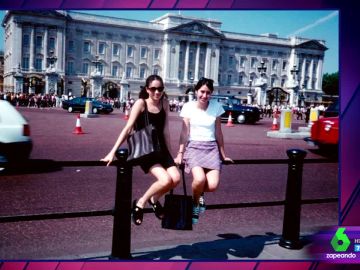 La foto premonitoria de Meghan Markle frente al Palacio de Buckingham cuando tenía 15 años La foto premonitoria de Meghan Markle frente al Palacio de Buckingham cuando tenía 15 años