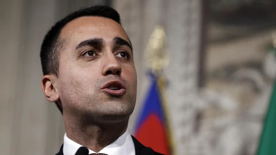 El líder del Movimiento Cinco Estrellas, Luigi Di Maio El líder del Movimiento Cinco Estrellas, Luigi Di Maio