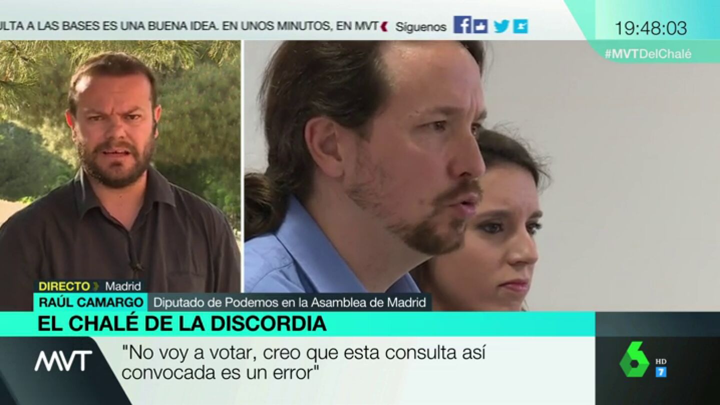 Ra&uacute;l Camargo, Podemos