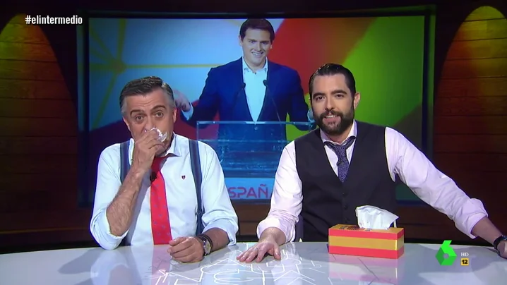 El análisis de Dani Mateo y Wyoming del acto de Ciudadanos: "Rivera se ha convertido en el campeón del nacionalismo español" El análisis de Dani Mateo y Wyoming del acto de Ciudadanos: "Rivera se ha convertido en el campeón del nacionalismo español"