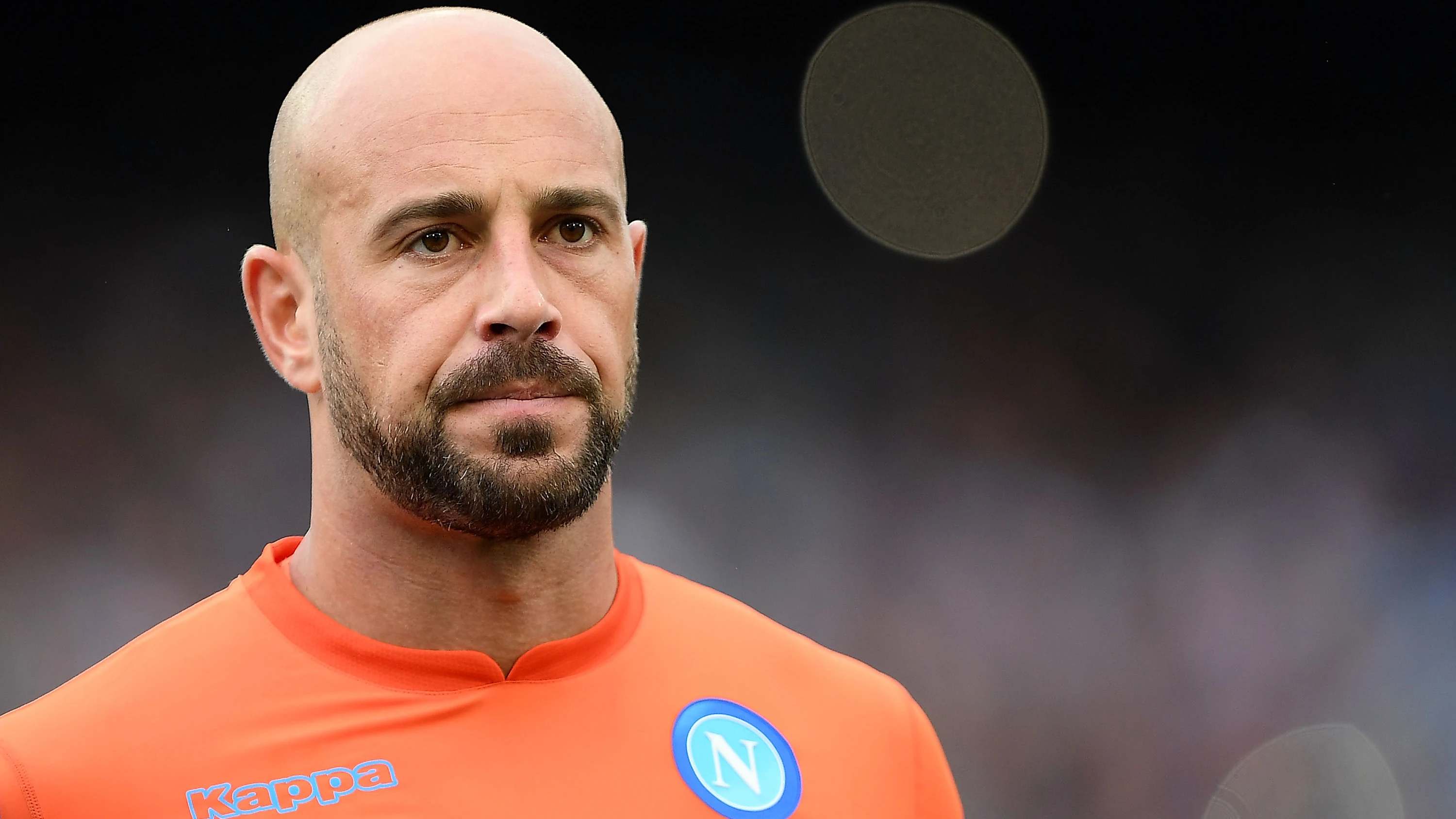 Pepe Reina, en un partido ante el Nápoles