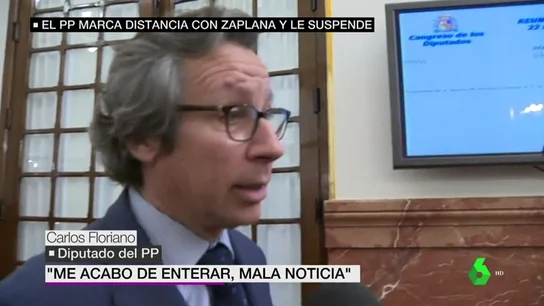 Carlos Floriano, diputado del PP Carlos Floriano, diputado del PP