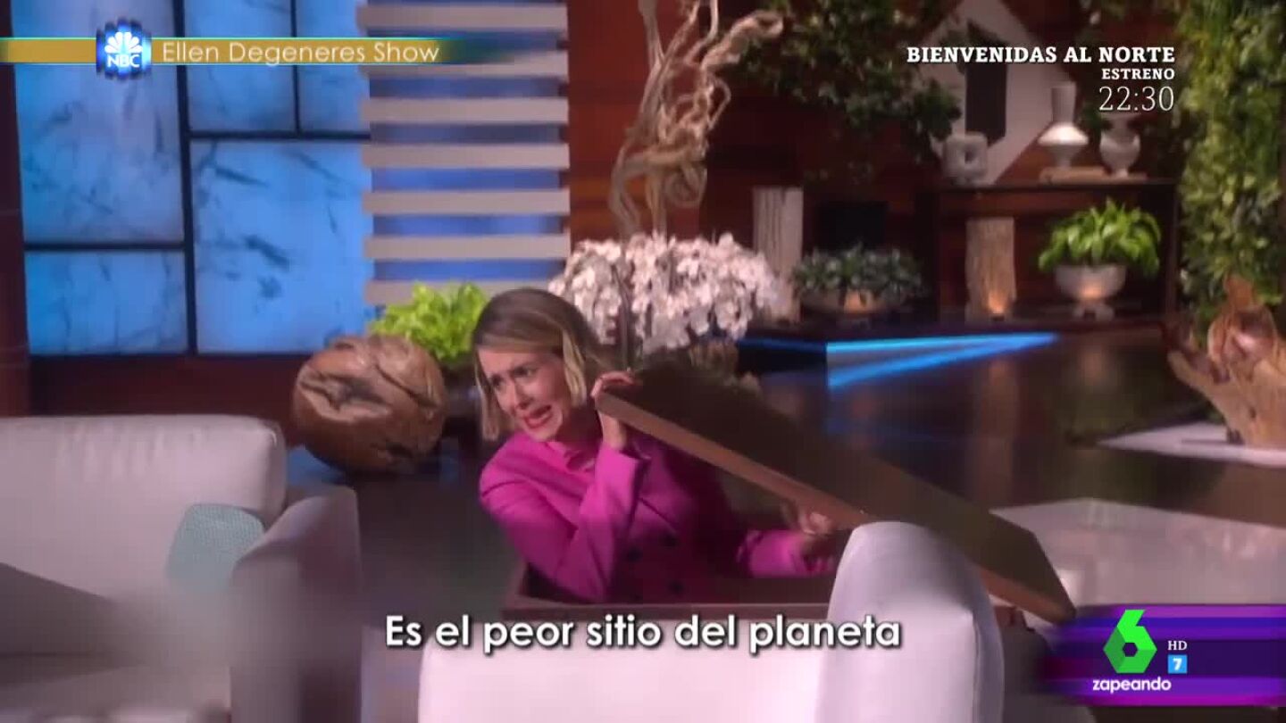 As&iacute; es Sarah Paulson, "la Pedroche americana que se asusta antes del susto y en el susto tambi&eacute;n" 