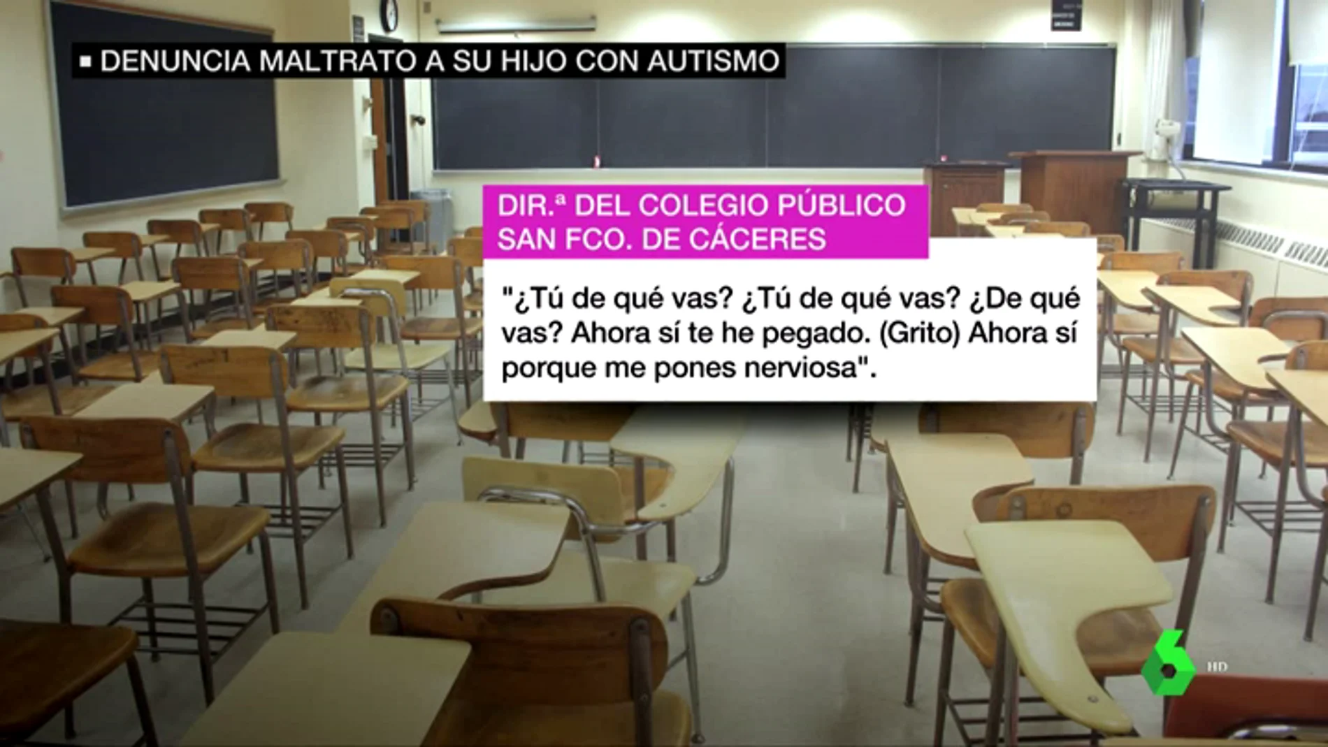 Una madre denuncia malos tratos a su hija con autismo en un colegio público de Cáceres