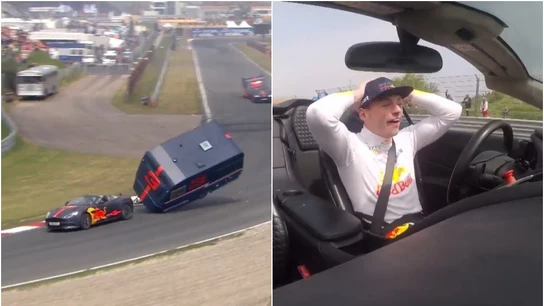 La carrera de caravanas entre Verstappen y Ricciardo La carrera de caravanas entre Verstappen y Ricciardo
