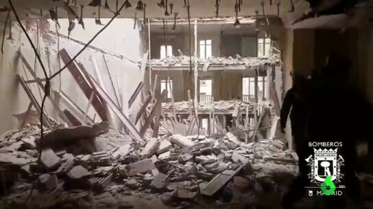 Las tareas de desescombro del edificio de Madrid donde han desaparecido dos obreros pueden durar entre dos y tres d&iacute;as