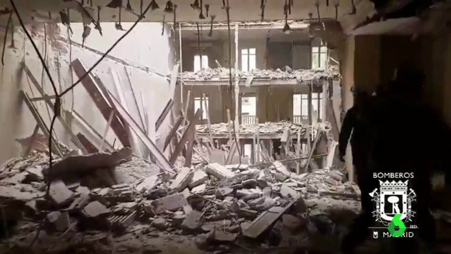 Las tareas de desescombro del edificio de Madrid donde han desaparecido dos obreros pueden durar entre dos y tres d&iacute;as