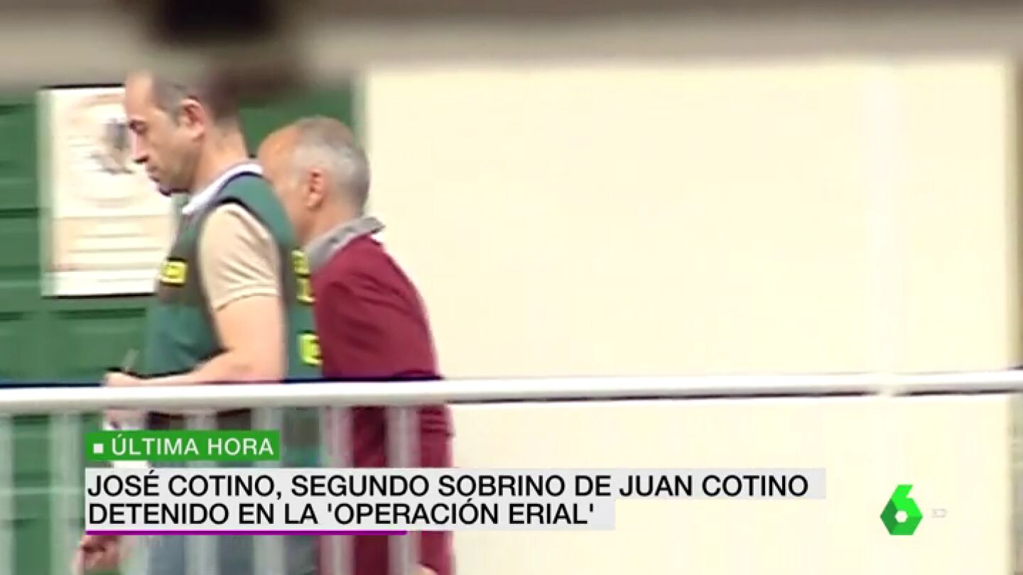  Jos&eacute; Cotino, sobrino de Juan Cotino, tambi&eacute;n es detenido en la 'Operaci&oacute;n Erial'