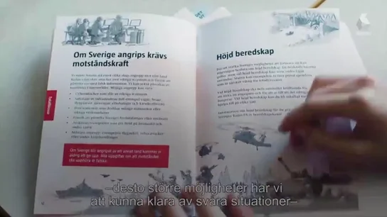 Suecia prepara a sus ciudadanos ante una posible guerra Suecia prepara a sus ciudadanos ante una posible guerra