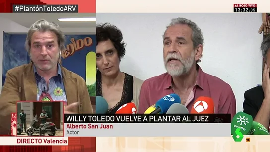 Alberto San Juan, en Al Rojo Vivo Alberto San Juan, en Al Rojo Vivo