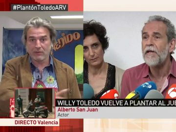 Alberto San Juan, en Al Rojo Vivo Alberto San Juan, en Al Rojo Vivo