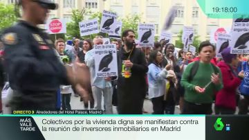 Protesta contra los fondos buitre en Madrid