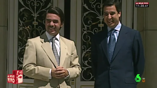 Eduardo Zaplana en una imagen de archivo con Aznar Eduardo Zaplana en una imagen de archivo con Aznar