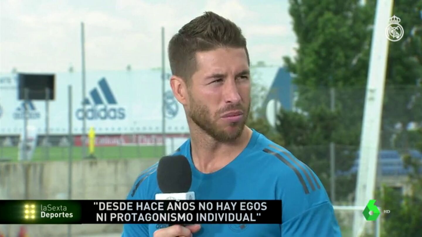 Sergio Ramos: "Antes hab&iacute;a un vestuario dividido, ahora no hay egos y todos remamos en la misma direcci&oacute;n"