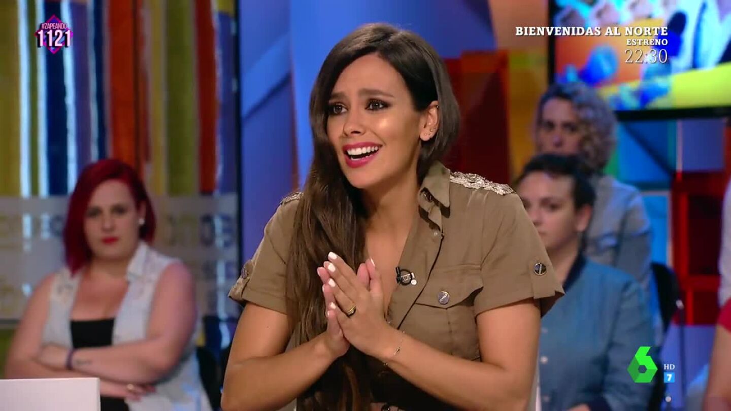 La reacci&oacute;n de Cristina Pedroche al conocer el surrealista perfume con olores de "fluidos humanos"