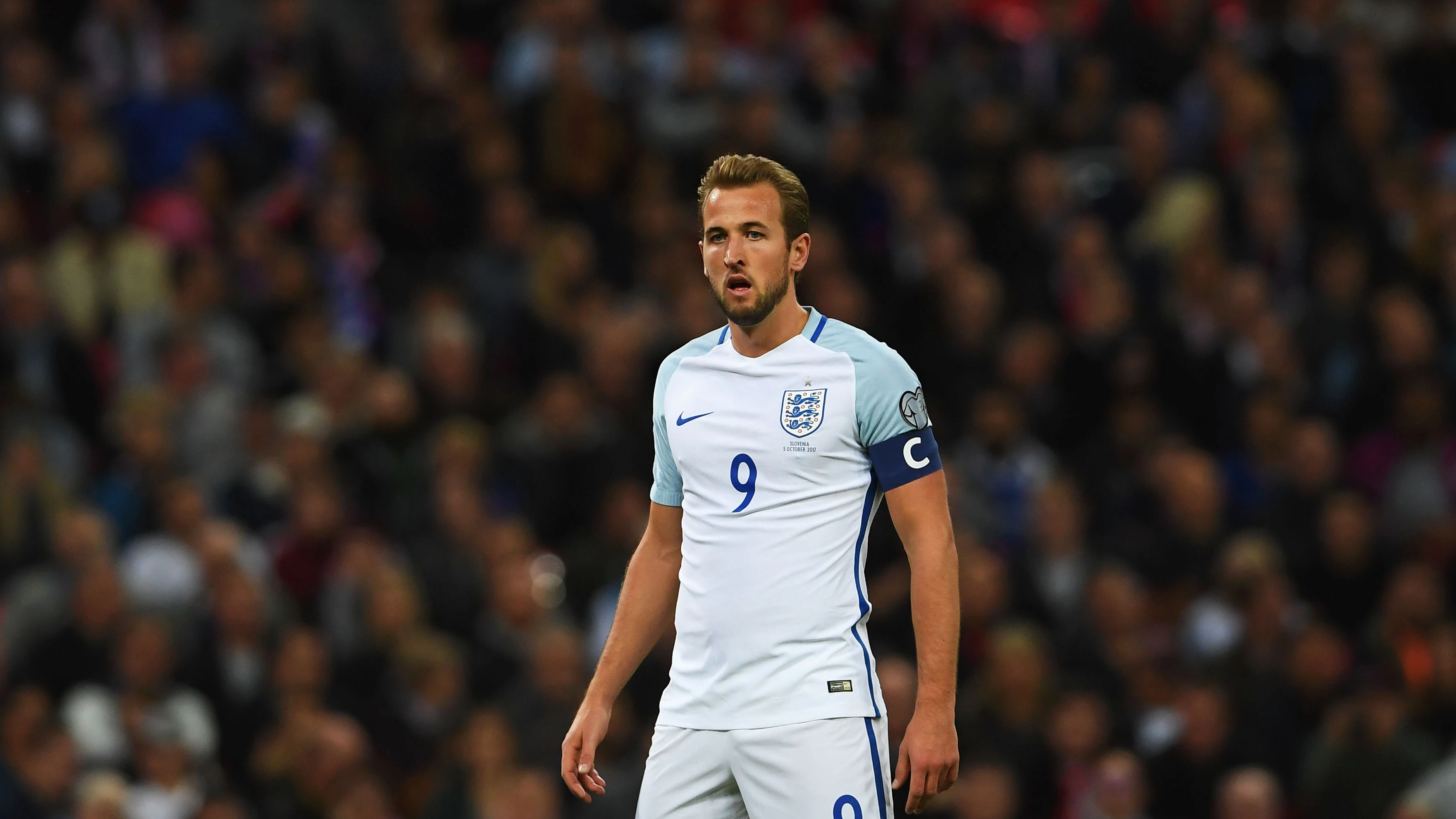 Harry Kane, en un partido con Inglaterra