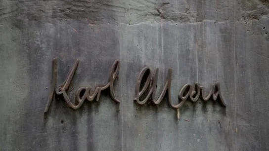 Obra de arte que representa la firma del filósofo alemán y socialista revolucionario Karl Marx Obra de arte que representa la firma del filósofo alemán y socialista revolucionario Karl Marx