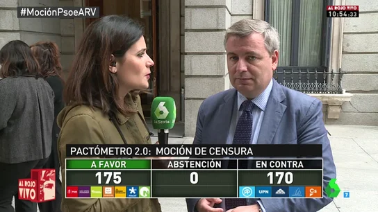 Jordi Xuclà, sobre la moción de censura: "Aquí hay actos reflejos del régimen del 78 y reivindicación de actitudes franquistas" Jordi Xuclà, sobre la moción de censura: "Aquí hay actos reflejos del régimen del 78 y reivindicación de actitudes franquistas"