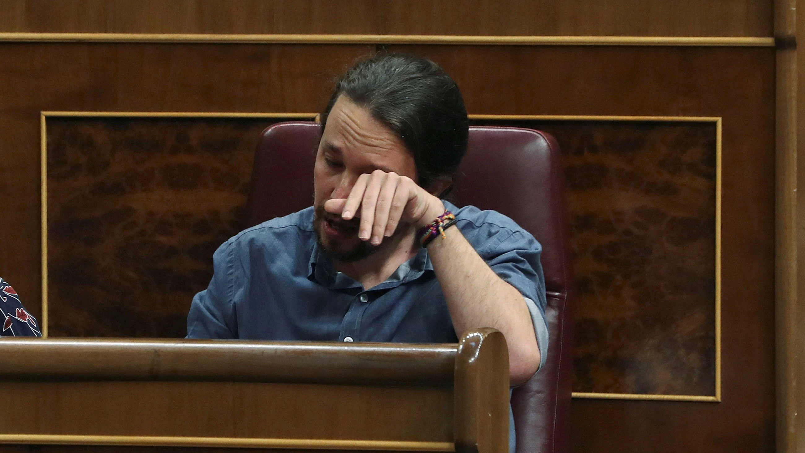 El líder de Podemos, Pablo Iglesias