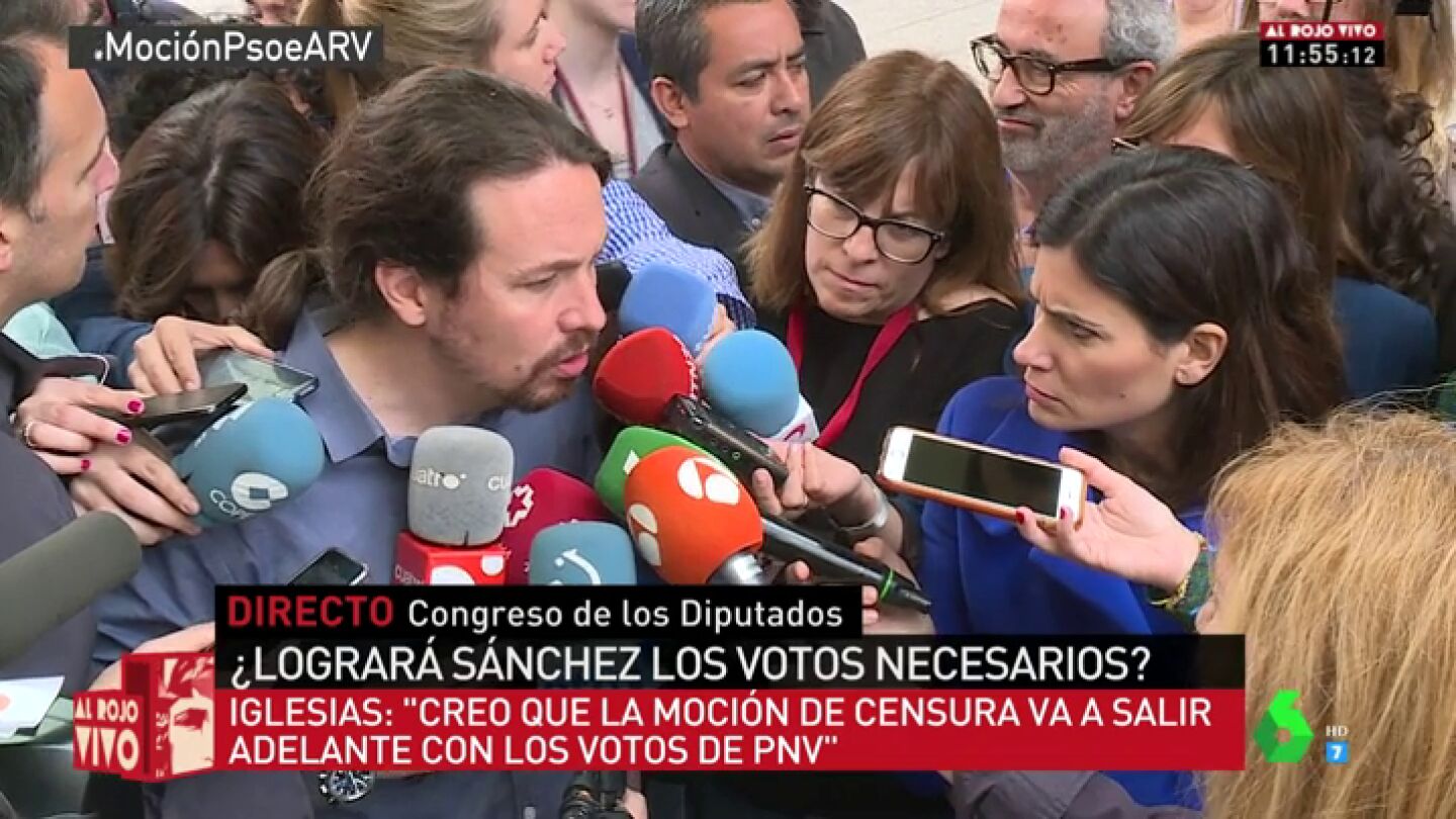 El l&iacute;der de Podemos, Pablo Iglesias