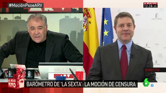 Emiliano Garc&iacute;a-Page, sobre la moci&oacute;n de censura: "Se puede producir una soluci&oacute;n de alternativa de gobierno muy curiosa"