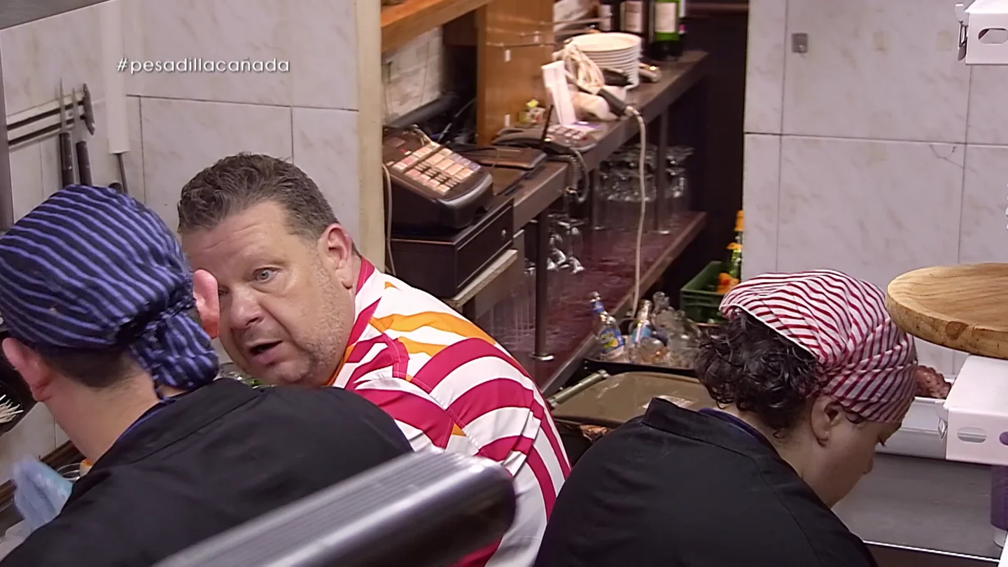 Alberto Chicote en Pesadilla en la cocina: A Cañada Alberto Chicote en Pesadilla en la cocina: A Cañada