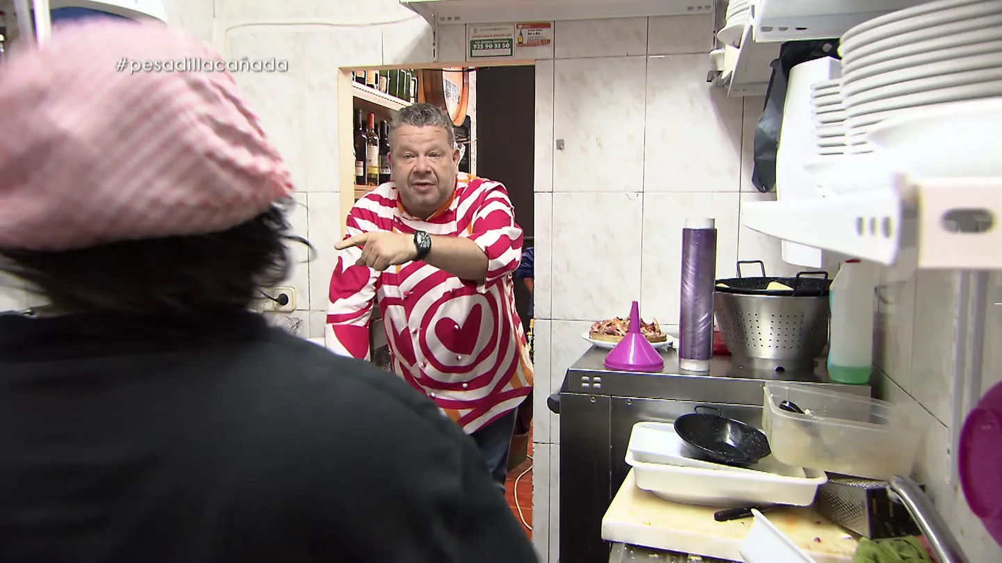 Alberto Chicote en Pesadilla en la cocina: A Cañada Alberto Chicote en Pesadilla en la cocina: A Cañada