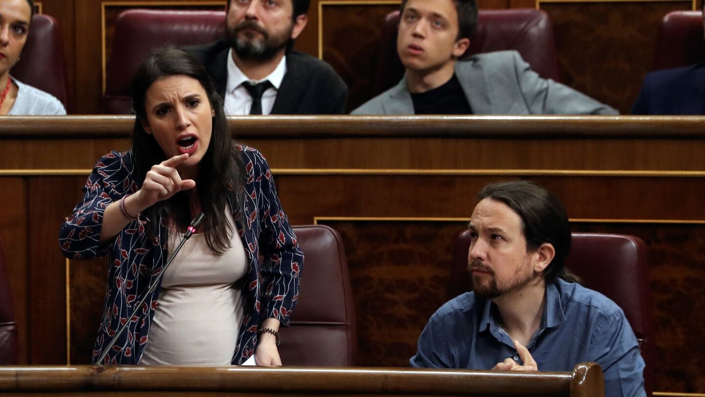Irene Montero en el Congreso de los diputados