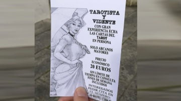 Imagen de un folleto publicitario que supuestamente repartía la una juez de Lugo,