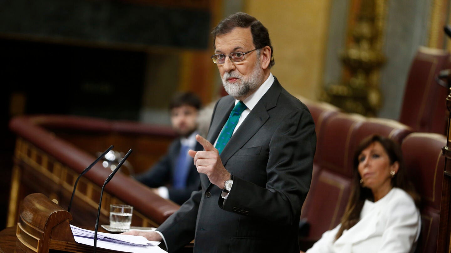 Mariano Rajoy, en el Congreso de los Diputados. 
