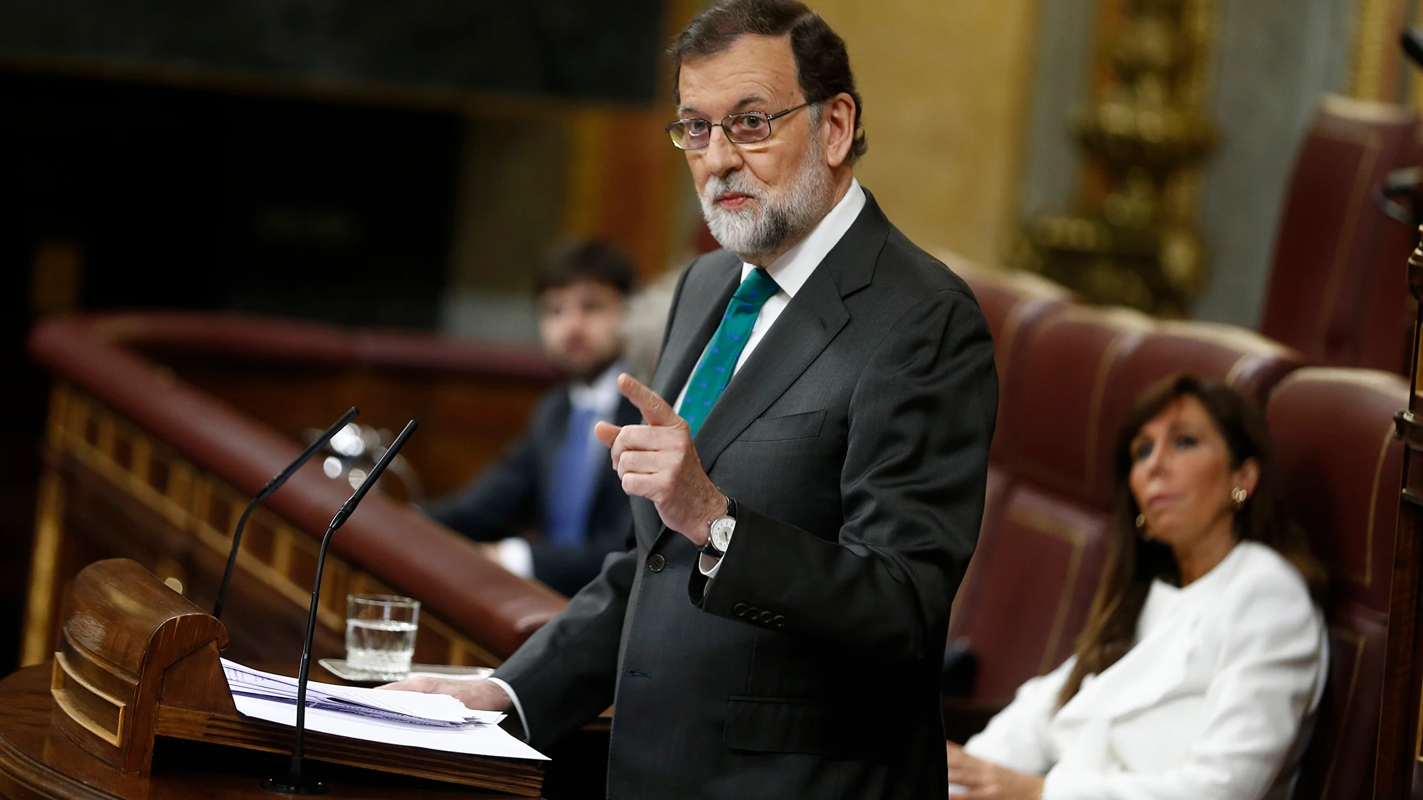 Mariano Rajoy, en el Congreso de los Diputados. 