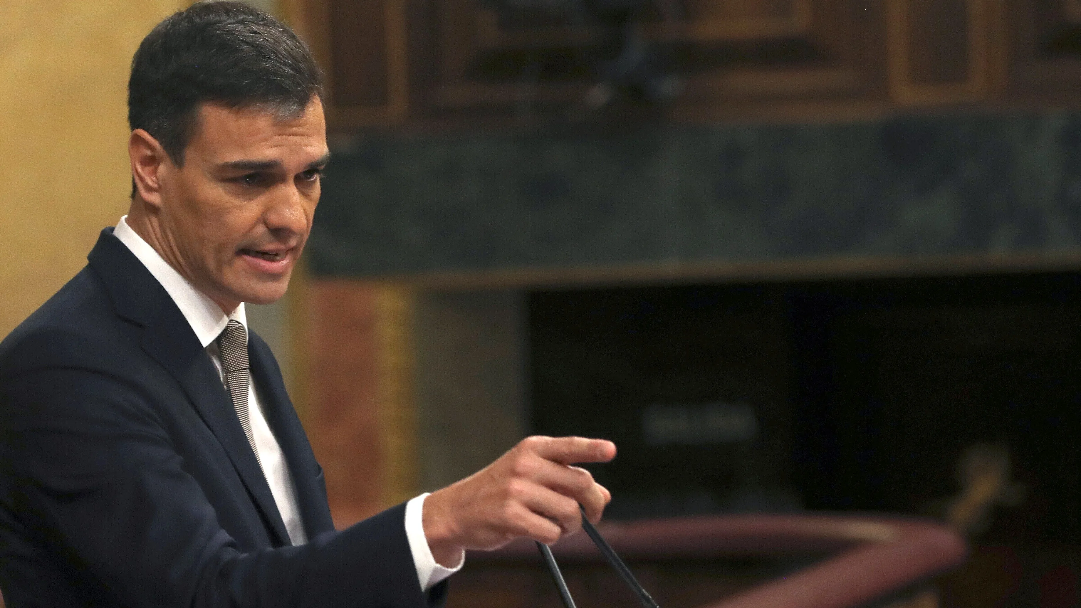  El secretario general del PSOE, Pedro Sánchez