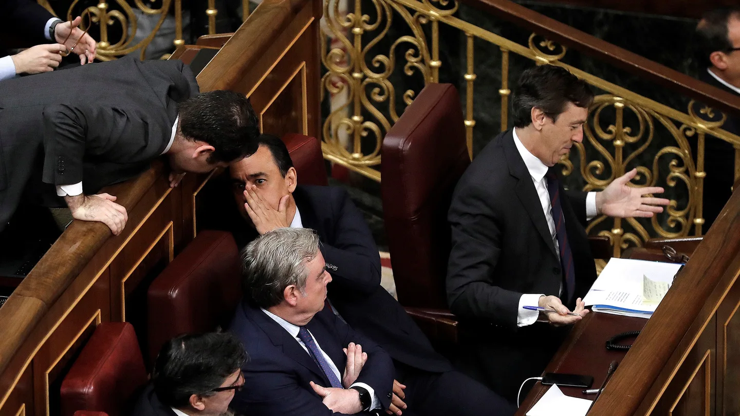 Los diputados del PP Fernando Martínez Maíllo y Teodoro García Egea Los diputados del PP Fernando Martínez Maíllo y Teodoro García Egea