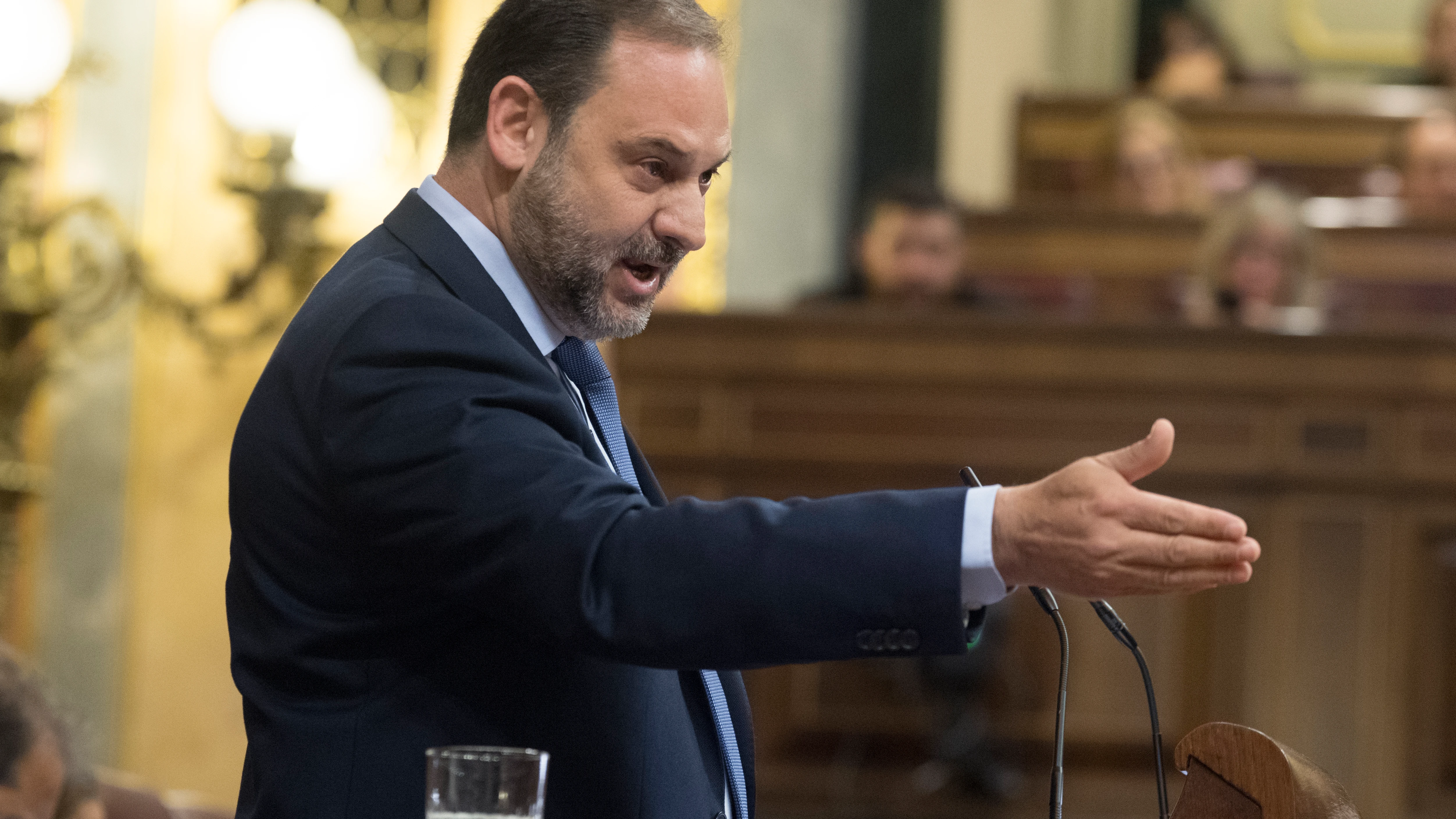 José Luis Ábalos, en el Congreso de los Diputados