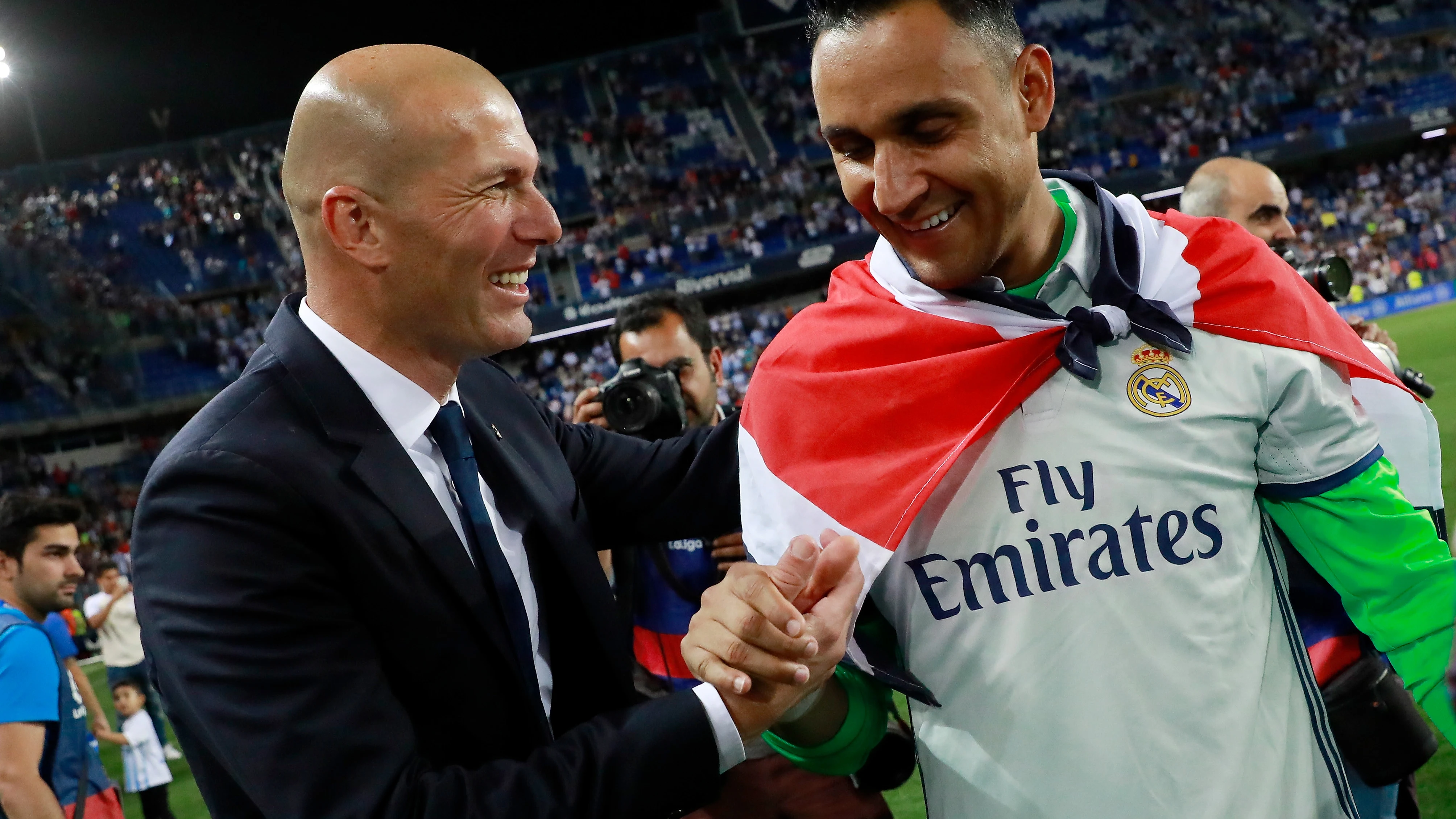 Zidane y Keylor se dan la mano