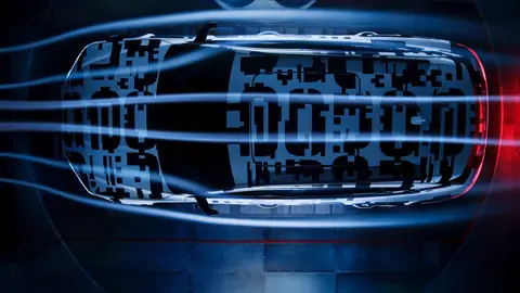Audi E-Tron en el túnel de viento Audi E-Tron en el túnel de viento