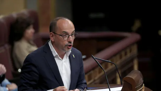 Carles Campuzano en el debate de la moción de censura Carles Campuzano en el debate de la moción de censura