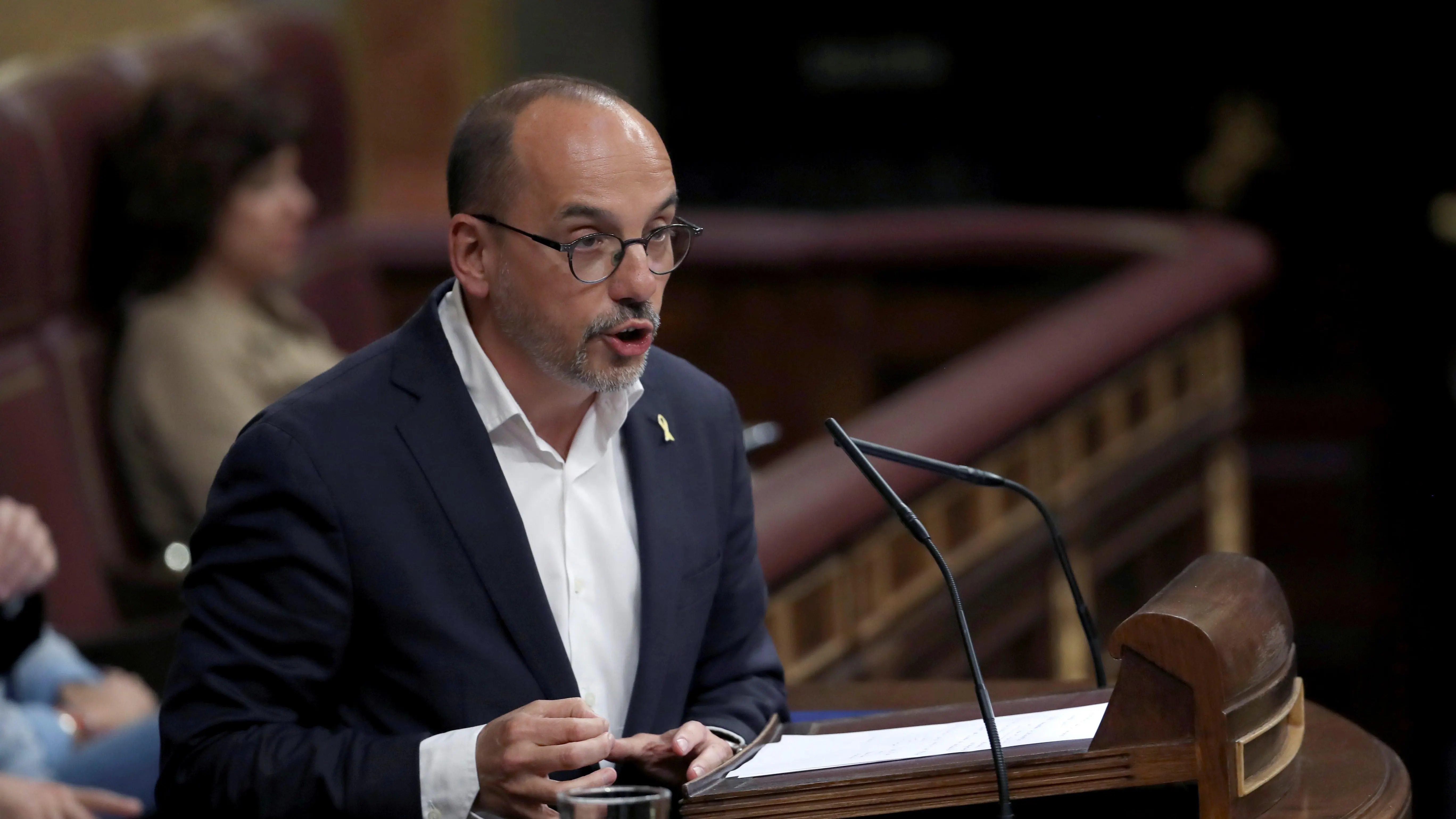 Carles Campuzano en el debate de la moción de censura