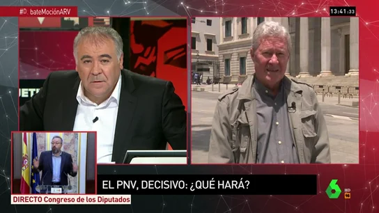 Jorge Verstrynge: "La moción de censura sale adelante. El PNV ya no tiene motivos para no votarla" Jorge Verstrynge: "La moción de censura sale adelante. El PNV ya no tiene motivos para no votarla"
