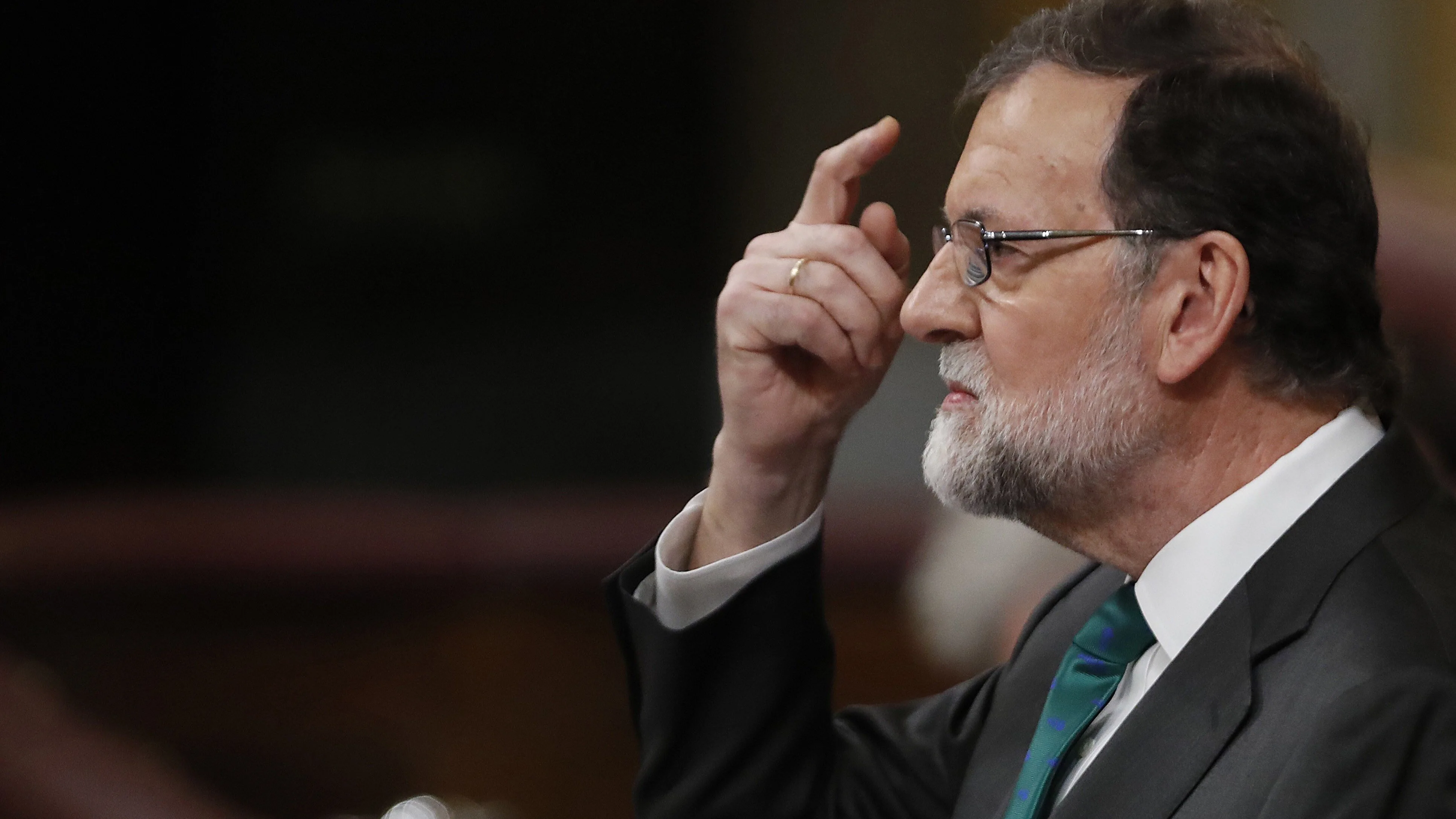 El líder del PP, Mariano Rajoy