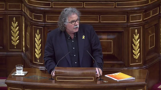 Joan Tardá, en el Congreso de los Diputados.  Joan Tardá, en el Congreso de los Diputados.