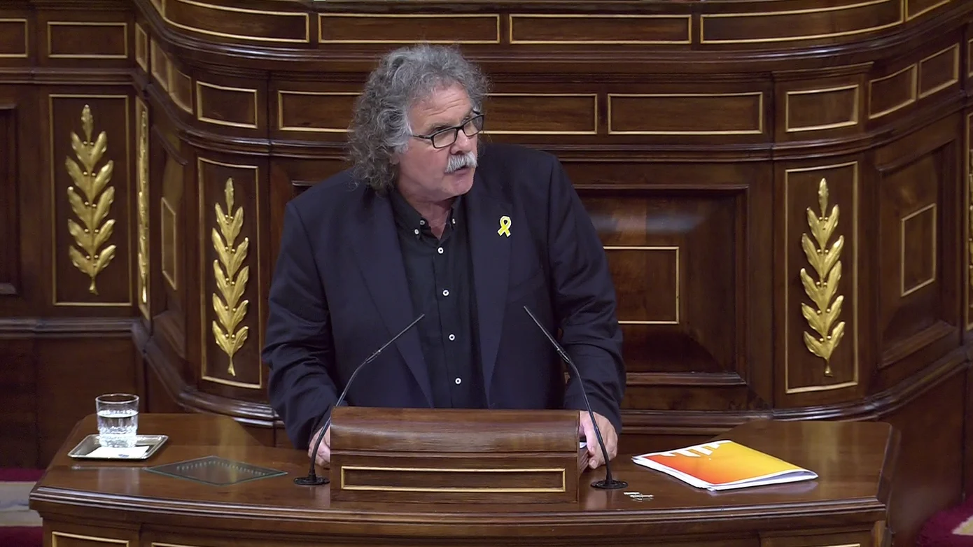 Joan Tardá, en el Congreso de los Diputados. 