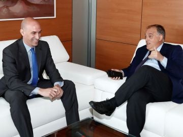 Reunión entre Rubiales y Tebas Reunión entre Rubiales y Tebas