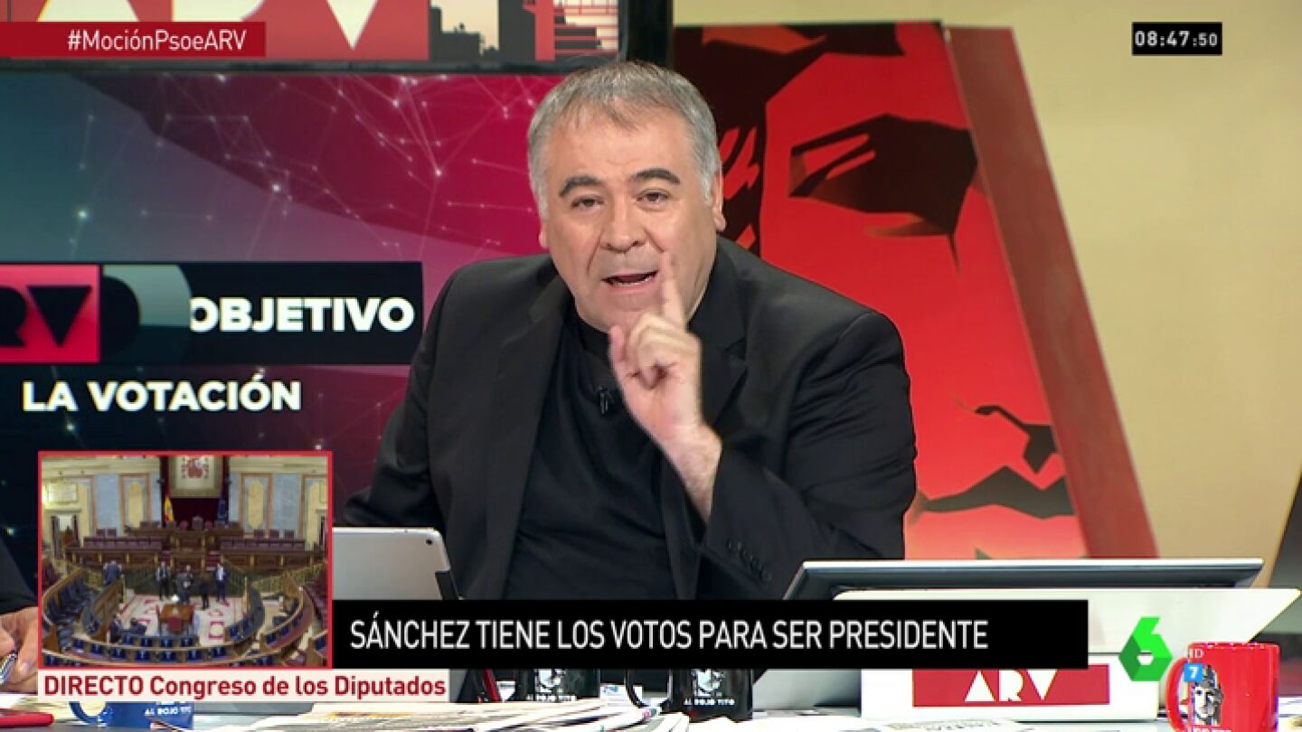 La contundente respuesta de Garc&iacute;a Ferreras al enfado de Celia Villalobos con laSexta: "Est&aacute;n mintiendo"