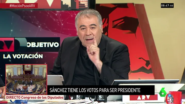 La contundente respuesta de García Ferreras al enfado de Celia Villalobos con laSexta: "Están mintiendo"