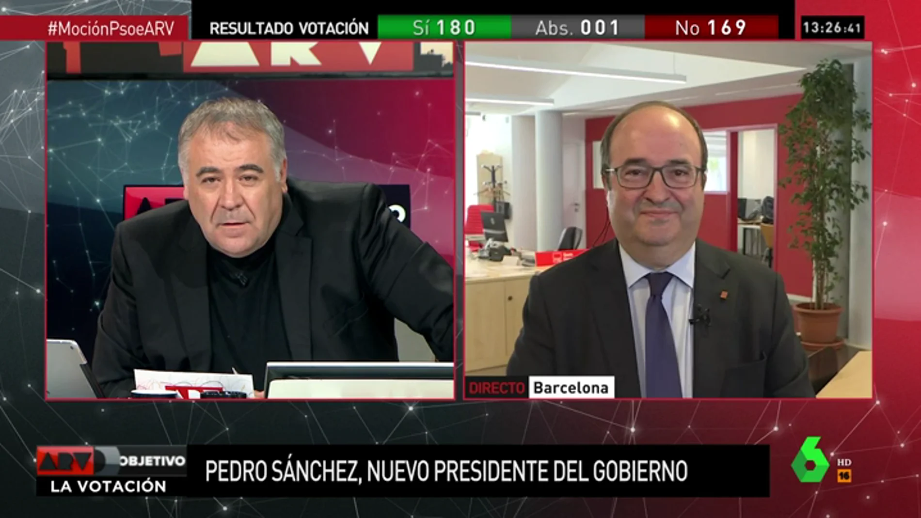 Miquel Iceta: "Hay que apostar por la estabilidad. No podemos añadir la incertidumbre de unas elecciones"